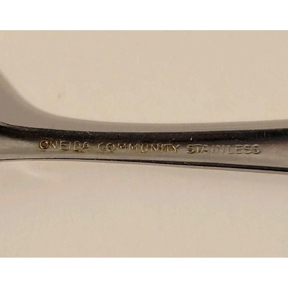 Oneida Community MY ROSE Stainless Flatware 14 Piece Lot Serving, Forks, Knives